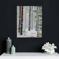 thumbnail image 4 of Nawypu  Canvas Print Wall Art Snow Through Winter Pine Tree Forest Nature Wilderness Photography Modern Art Rustic Scenic Relax/Calm Multicolor for Living Room, Bedroom, Office, 4 of 4