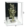 thumbnail image 2 of Better Display Cases Acrylic Versatile Display Case Display Case - Medium Rectangle Box with Mirror Case and White Base 8" x 8" x 12" (V42/A060), 2 of 2