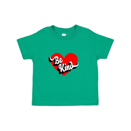 

Inktastic Be Kind Big Red Heart Gift Toddler Boy or Toddler Girl T-Shirt