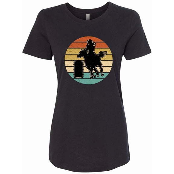 Inktastic Rodeo Barrel Racing Cowgirl Women's T-Shirt
