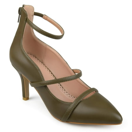 pointed toe strap heels