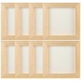 thumbnail image 3 of Children Drawing Frame 8Set DIY Wooden Clay Blank Photo Frame Khaki Elegant Simple Design For Kids Art Projects, 3 of 5