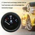 thumbnail image 3 of 2'' 52mm Fuel Level Gauge, Pointer 12V Car Fuel Tank Meter with LED Backlight Rim Automotive Gauges, 3 of 6