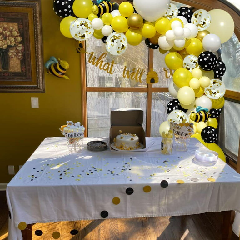 Honey Bee Party Decoration Bumble Bee Theme Balloons Polka Dot