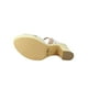 thumbnail image 4 of Sandalia de vestir Tacones Mujer Sintetico Blanco Leon 392443, 4 of 4