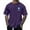 A1 Purple, variant on snilers Mens T Shirt Short Sleeve Crew Neck Tee Tops Summer Beach Classic Fitted Blouse Tropical Printed Shirts