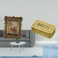 thumbnail image 2 of Marco de fotos,Marco de fotos retro Marco de fotos de mesa vintage,Marco de fotos adornado para colgar en la pared,decoración del hogar,Caja de pañuelos,Dispensador de pañuelos para baño, 2 of 8