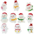 thumbnail image 1 of 10 Uds. Estatua de muñeco de nieve en miniatura de Navidad recuerdos de fiesta de Navidad figuras en miniatura de Navidad de micropaisaje estilo mixto, 1 of 8