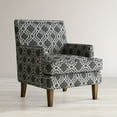 thumbnail image 3 of Jofran Aubrey Contemporary Geometric Upholstered Accent Chair with Nailhead Trim, 3 of 6