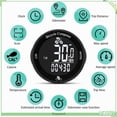 thumbnail image 2 of LED Backlit Bike Computer Multifunction Round Wireless Bicycle Computer Bike Odometer, 2 of 4