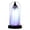 Purple, variant on Halloween Ghost Glass Dome Night Light, Spooky LED Decoration Lamp with Funny Scary Face & Glow Effect, Battery Operated Tabletop Ornament for Party Home