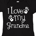 thumbnail image 4 of Inktastic I Love My Grandma Grandchild Boys or Girls Baby Bodysuit, 4 of 5