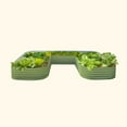 thumbnail image 6 of Vego garden 17" Tall U-Shape Raised Garden Bed Metal Planter Box for Vegetables Flowers Ground Jumbo Size, 6 of 6