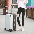 Hardside Luggage with Spinner Wheels and TSA Lock, ABS+PC Lightweight