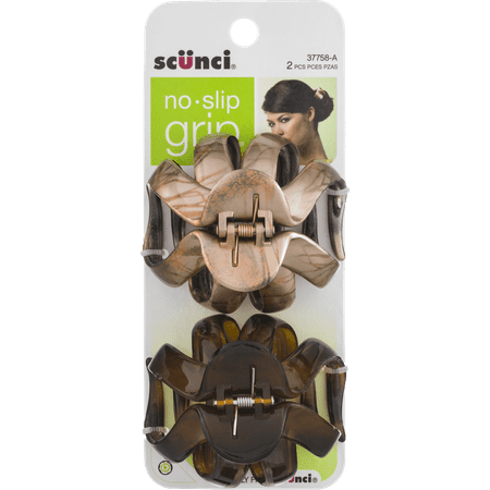 Scunci No Slip Grip Medium Octopus Claw Clips 2 Count Best Hair Scunci No Slip Grip Medium Octopus Claw Clips