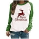 thumbnail image 2 of Pntutb Navidad moda mujer Casual manga larga impreso señoras sudaderas tops Pntutb Pntutb-2384, 2 of 5