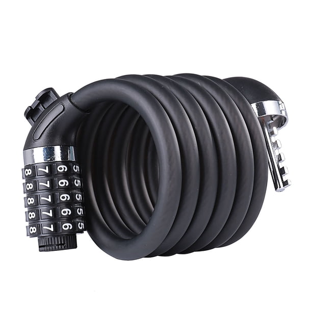 Para Bicicleta De 1,8 M, Candado Seguro Para Bicicleta De Alambre De Acero, Candado Para Bicicleta De Carretera Mtb De Moyic OD009620-02