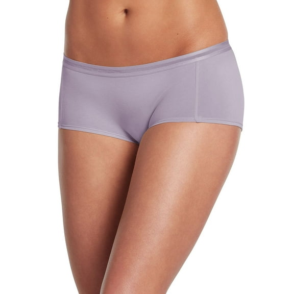 Jockey Supima Cotton Allure Boyshort 1625 Lilac Dreams Size Large