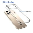 thumbnail image 2 of Njjex for iPhone 17 Clear Case with Tempered Glass Screen Protector–Military-Grade Drop Protection (MIL-STD-810G), Anti-Yellowing Shockproof Cover, Slim Fit 6.3"Full-Body Protection, 2 of 6