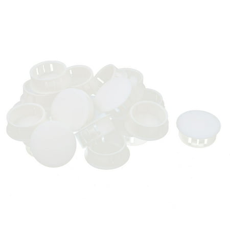 UPC 604267000140 product image for SKT-25 Nylon 1 Inch Diameter Snap in Type Locking Hole Button Cover 21 Pcs | upcitemdb.com
