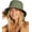 Army Green, variant on Bucket Hat for Women Summer Sun Hats Womens Mens Packable Cotton Beach Bucket Hats for Travelling