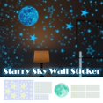 thumbnail image 2 of Under 10 Wall stickers Luminous Moon Dots Fluorescent Stickers Self-adhesive Cartoon Wall Sticker Personality Practical Decorations, 2 of 9