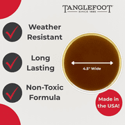 Tree Tanglefoot Insect Barrier 15oz Tub – Non-Toxic Sticky Coating Protects Trees from Crawling Insects - Weather Resistant Bug Glue for Trees