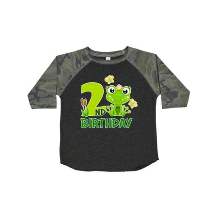 

Inktastic 2nd Birthday Princess Frog Gift Toddler Toddler Girl T-Shirt