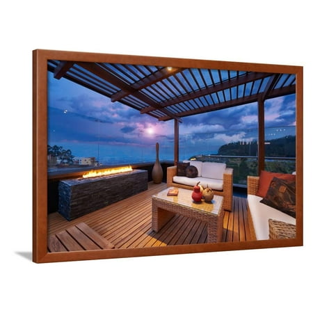 Interior Design Beautiful Modern Terrace Lounge With