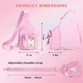 thumbnail image 3 of Yoolife Initial Backpack for Women, Travel Crossbody Bags for Her, Cute Sling Gift Bag, Birthday Gifts for Women, Travel Essentials, Pink, N, 3 of 8