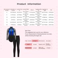 thumbnail image 7 of iiniim Girls Dance Unitard Ice Skating Outfits Long Sleeve Gymnastics Leotard with Yoga Leggings Pants Set Activewear Purple 16, 7 of 7