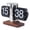 Black, variant on Riousery Flip Desk Clock Auto Retro Wood Base Easy to Read 24 Hours Mechanical Tabletop Clock for Living Room Study Room Decor, 8.07 in / 20.5 cm, White