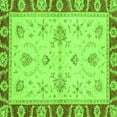 thumbnail image 1 of Ahgly Company Indoor Square Abstract Green Modern Area Rugs, 6' Square, 1 of 4