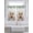 White, variant on Spring Cow Floral Bathroom Window Curtain, Green Eucalyptus Leaves Linen Light Filtering Coffee Kitchen Curtains, Bedroom Living Room Curtains 2 Panel 84"x63"