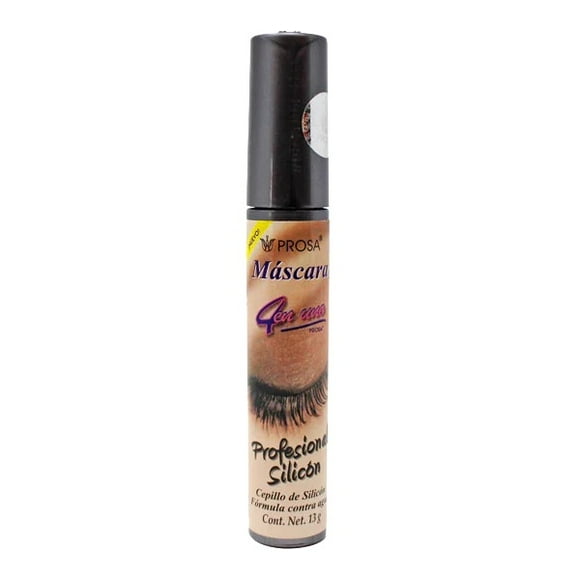 Máscara para Pestañas Profesional Silicón Prosa Color Negro 13 gr