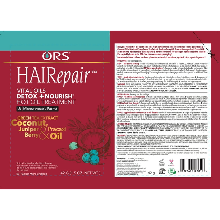 ORS HAIRepair Detox + Nourish Hot Oil Treatment Packet (1.5oz) ORS HAIRepair Detox + Nourish Hot Oil Treatment Packet (1.5oz)