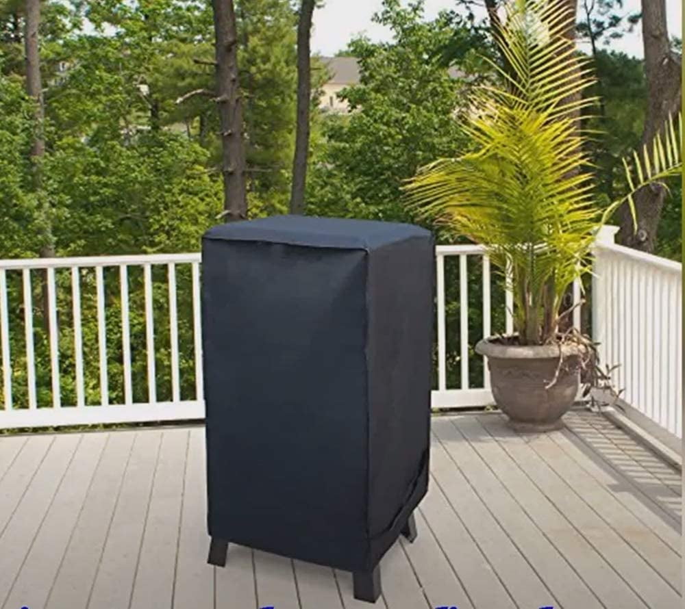 Electric Smoker Cover for Masterbuilt Waterproof Heavy Duty Durable Fade Resistant Square BBQ