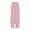 Pink, variant on Uaswgudfs Women's Elastic Waistband Wide Leg Relaxed Fit Lightweight Polyester Blend Pants with Lace Trim Black L