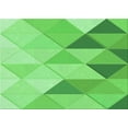 thumbnail image 1 of Ahgly Company Machine Washable Indoor Rectangle Transitional Emerald Green Area Rugs, 2' x 5', 1 of 7