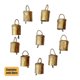 thumbnail image 5 of 6 Pcs Vintage Hanging Bells,Metal Handmade Cow Bells Decoration, 5 of 5