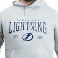 thumbnail image 4 of Men's G-III Sports by Carl Banks Gray Tampa Bay Lightning Adaptive Classic Team Spirit Fleece Hoodie, 4 of 5