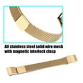 thumbnail image 5 of XYCCA Boucle Magnétique Bracelet de Remplacement Bracelet en Métal Coloré pour Fitbit alta Or-082204, 5 of 5