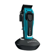 GAMMA + Shorty Professional Cordless Hair Clipper للرجال، محرك بدون فرش، فجوة صفر قابلة للتعديل، وقت تشغيل 120 دقيقة، USB-C، مريح، ضوضاء منخفضة