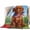 Brown, variant on Independence Day Quilted Comforters Cooling Blanket Oversized King Size, Watercolor U. S. Flag Cute Yorkshire Butterfly Cold Comfort for Hot Sleepers Lightweight Air Conditioning Quilt Blanket
