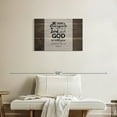 thumbnail image 2 of Elephant Stock God With You Wall Art - Horizontal Canvas Wall Art - Living Room Wall Decor - Inspirational And Typography Canvas - Brown And Gray Decor - 30" x 20", 2 of 8