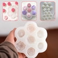 thumbnail image 4 of Moldes para Velas de Flores Peonia y Rosa, Moldes de Silicona para Jabones Artesanales con Forma de Planta 3D, Fácil de Desmoldar, para Bricolaje, Fiestas, Decoración de Pasteles, Chocolate, 4 of 4