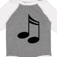 thumbnail image 4 of Inktastic Music Notes for the Music Lover Boys or Girls Long Sleeve Baby Bodysuit, 4 of 5