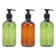 thumbnail image 1 of 3 botellas con bomba de 500 ml para aceites esenciales, maquillaje líquido, atomizadores, rellenables (color aleatorio), 1 of 8