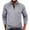 Mens Shirts Gray, variant on Waffleknit Golf Shirts for Men Long Sleeve T-Shirts Button Collared Casual Solid Color Pullover Slim-Fit Breathable Athletic Workout Tees Tops