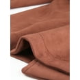 thumbnail image 6 of Allegra K Women's Notched Lapel Double Breasted Faux Suede Trenchcoat, 6 of 7